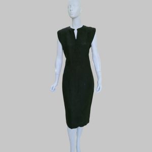 Trussardi - Tubino nero in lino