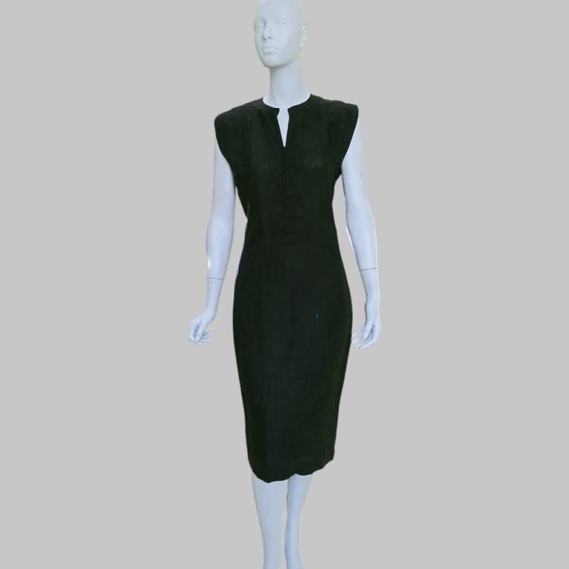 Trussardi - Tubino nero in lino