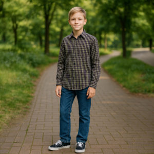 Checked shirt. Long Sleeves