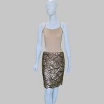 Pinko - Patterned sequin skirt