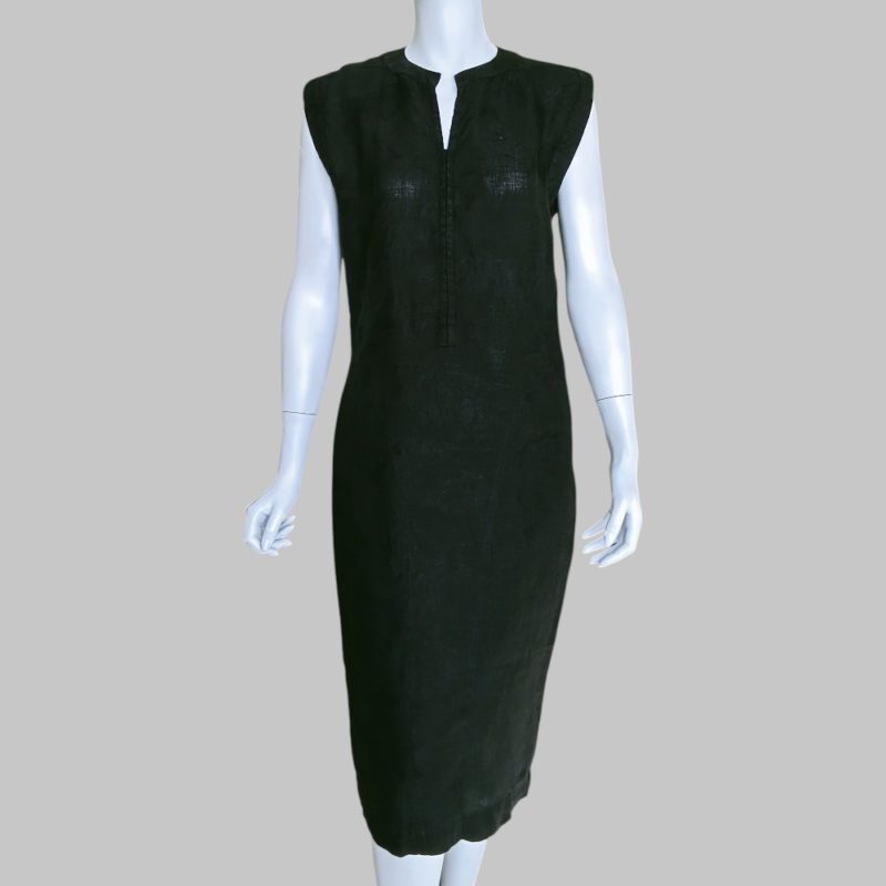 Trussardi - Tubino nero in lino - immagine 2