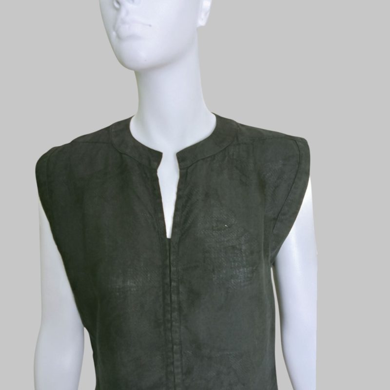 Trussardi - Tubino nero in lino - immagine 4