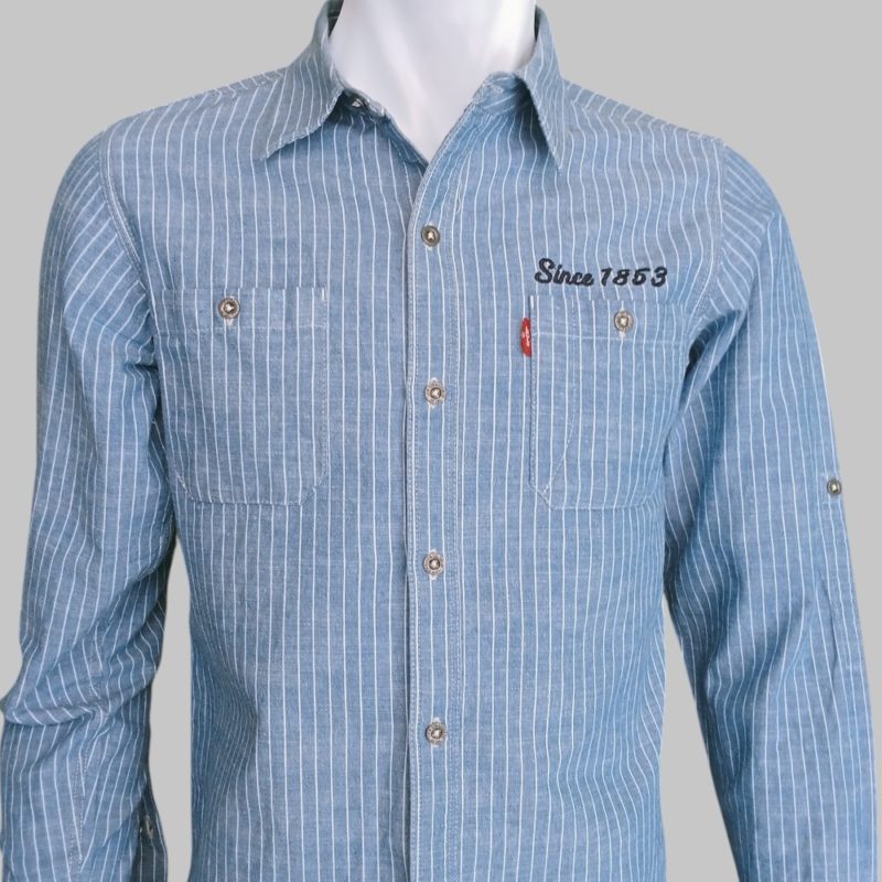 Levis- Camicia a righe - immagine 3