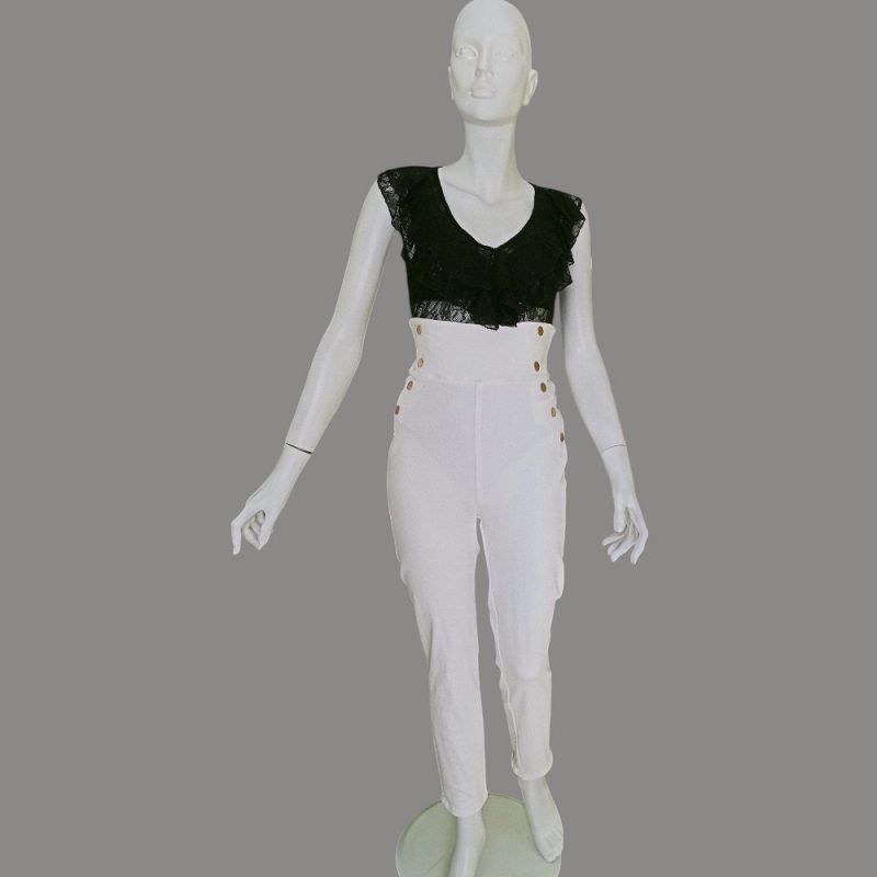 Guess - Pantalone a vita alta