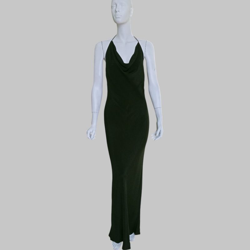 LALTRAMODA - Vintage 2003 -Abito lungo scollato - immagine 2