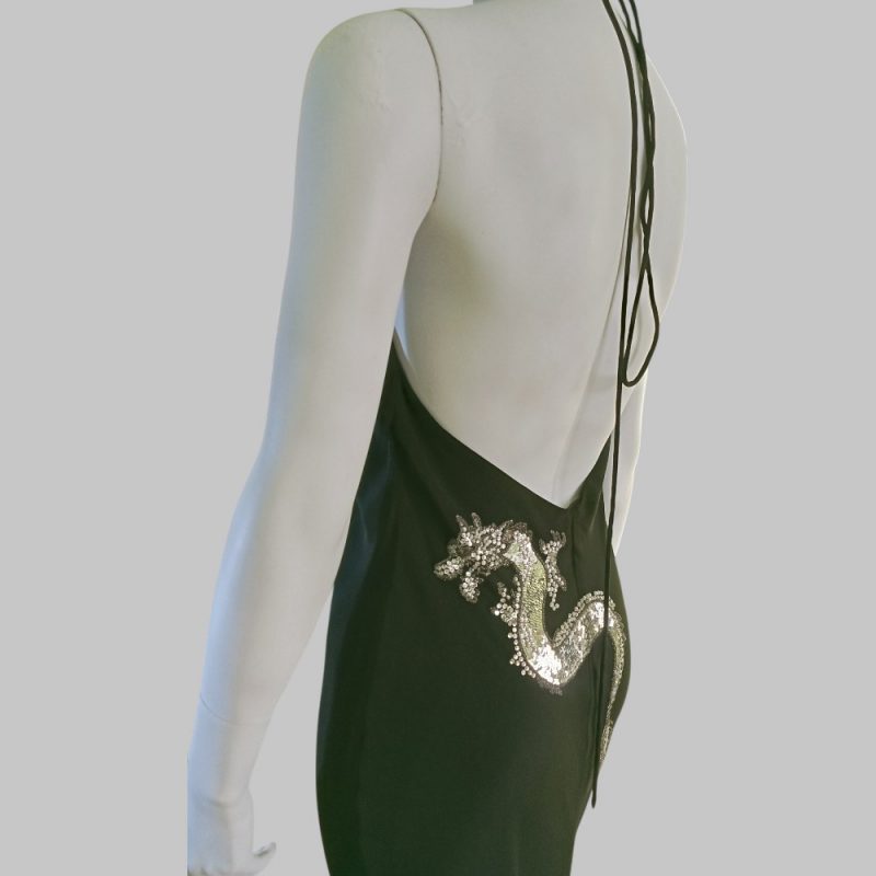 LALTRAMODA - Vintage 2003 -Abito lungo scollato - immagine 7