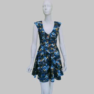 Guess- Abito Blue a Fiori