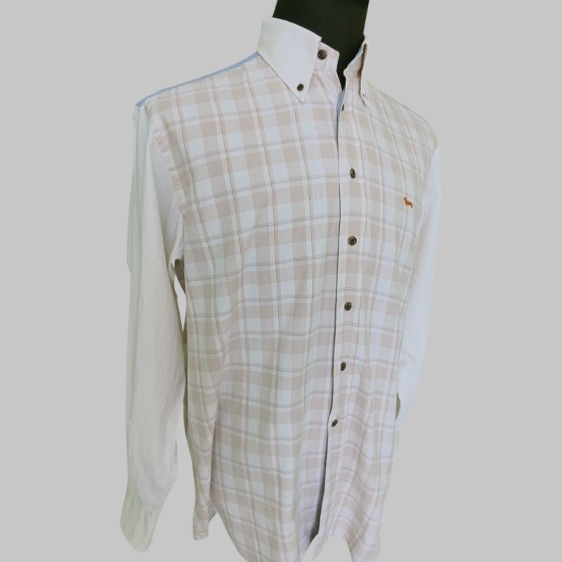 Harmont & Blaine - Camicia beige a quadri - immagine 2