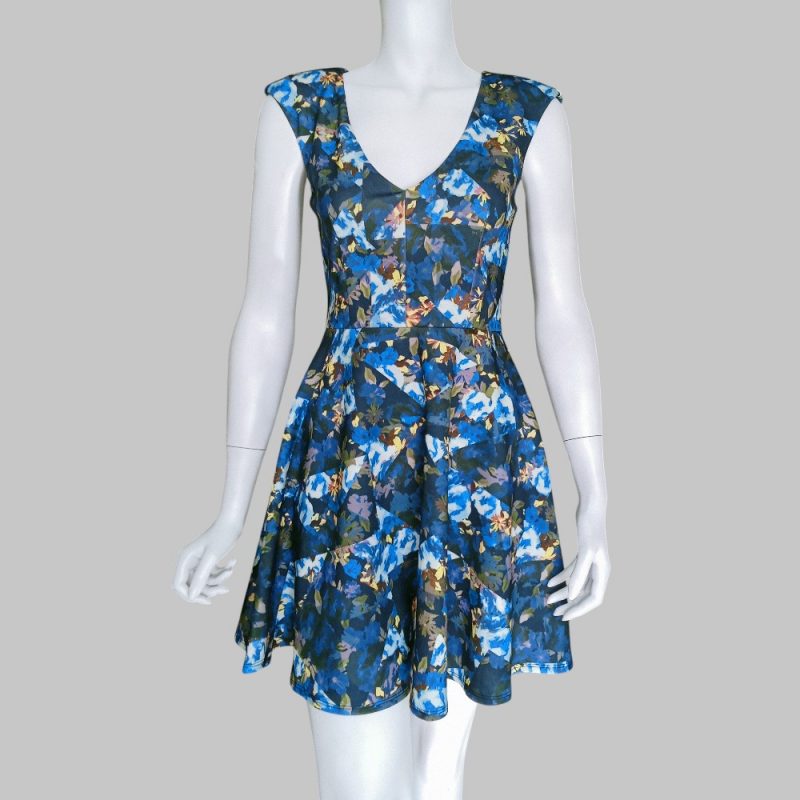 Guess- Abito Blue a Fiori - immagine 2