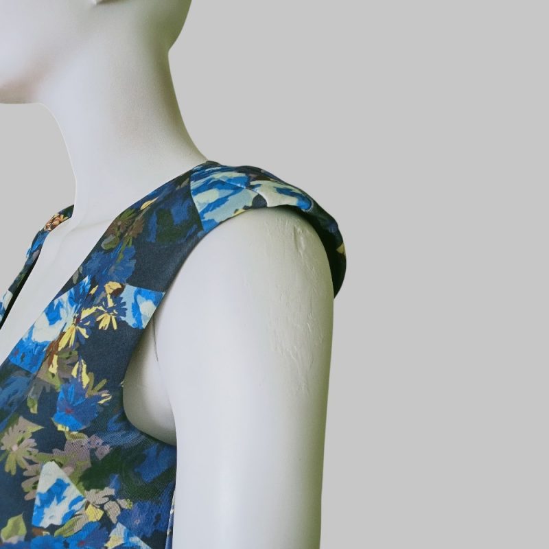Guess- Abito Blue a Fiori - immagine 5