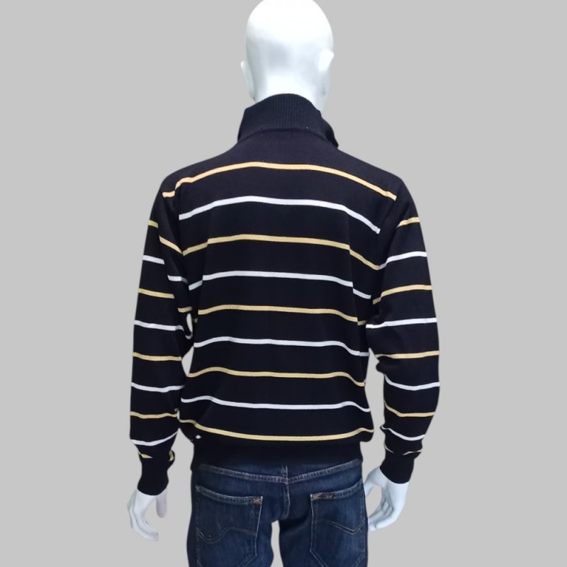 LINEA SARTORIALE - 70% Lana Merino - Pullover a Righe - immagine 3