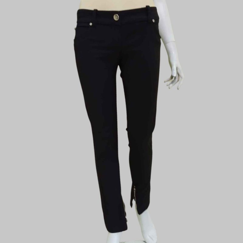 Elisabetta Franchi - Pantalone con Zip alle Caviglie - immagine 2