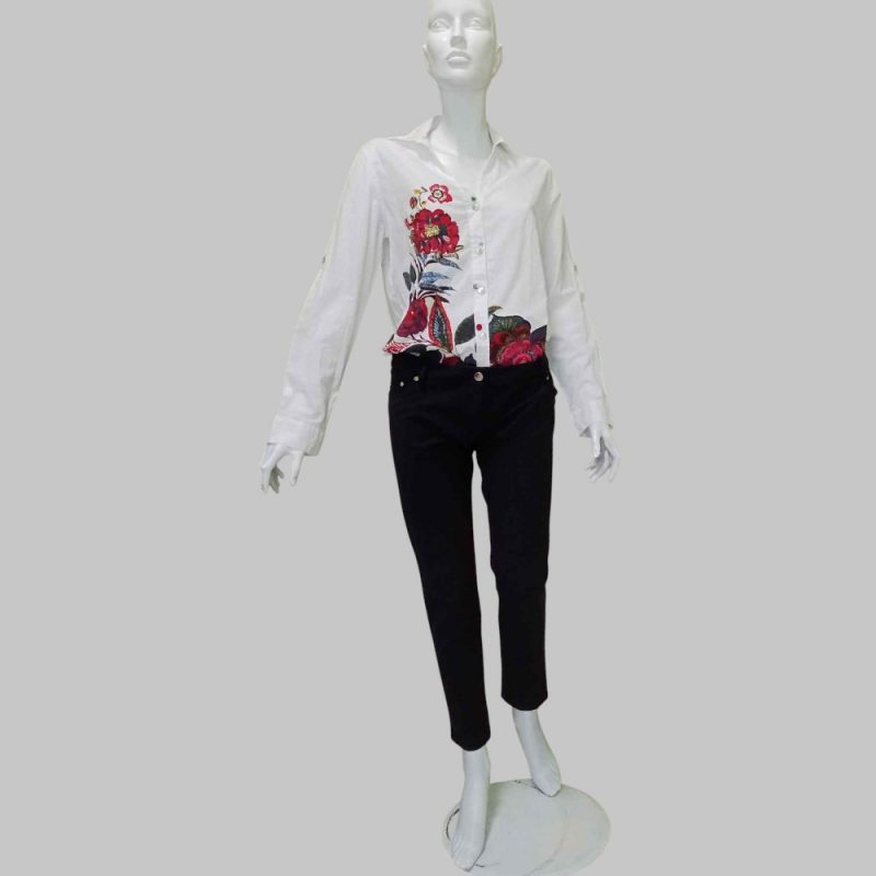 ELISABETTA FRANCHI - Pantalone Vita Bassa Elasticizzato
