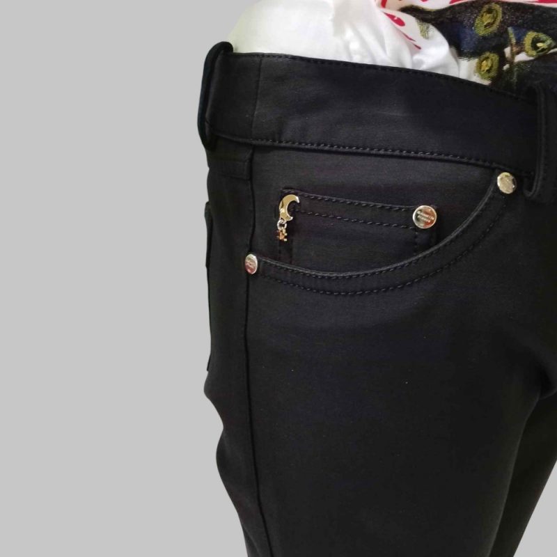 ELISABETTA FRANCHI - Pantalone Vita Bassa Elasticizzato - immagine 5