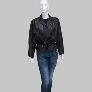 Abito Senza Logo- Giacca in Pelle Anni 80