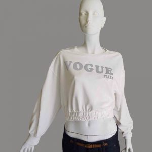 VOUGUE - Cropped Sweatshirt