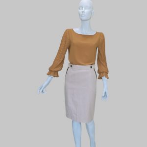 Borbonese - Gonna Cotton-Linen Skirt